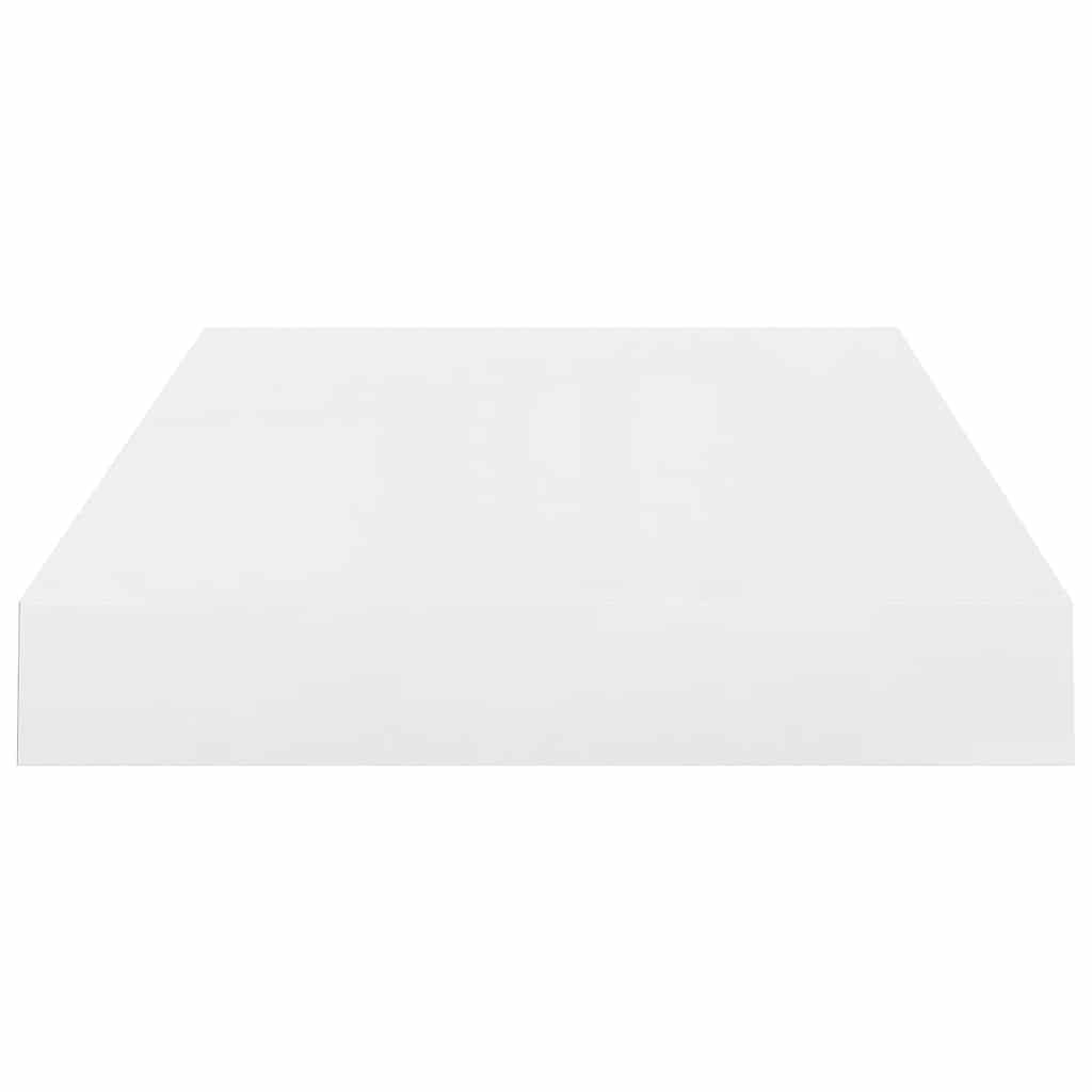 Prateleiras de parede suspensas 4 pcs 40x23x3,8cm MDF branco