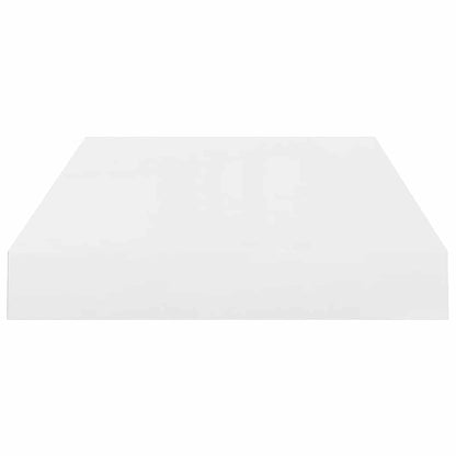 Prateleiras de parede suspensas 4 pcs 40x23x3,8cm MDF branco