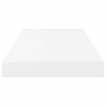 Prateleira de parede suspensa 50x23x3,8 cm MDF branco