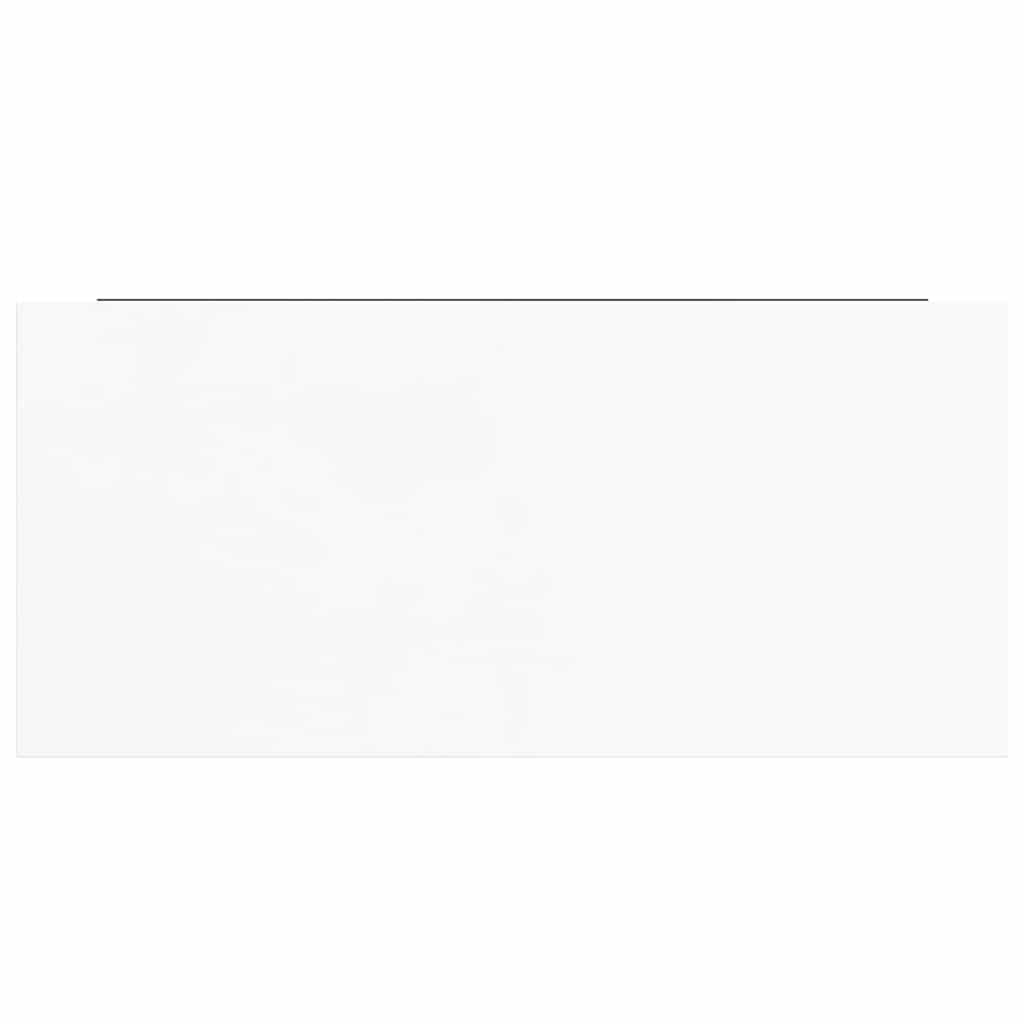 Prateleira de parede suspensa 50x23x3,8 cm MDF branco