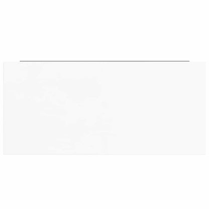 Prateleira de parede suspensa 50x23x3,8 cm MDF branco