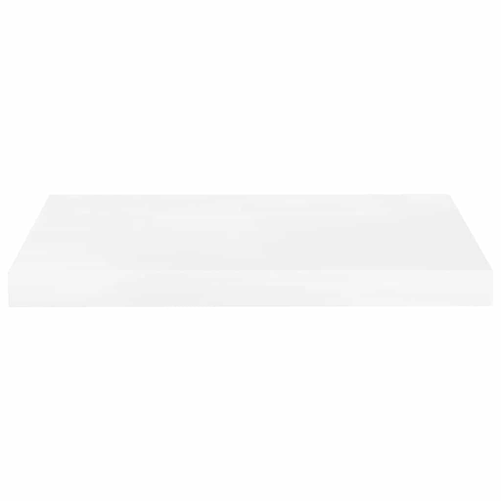 Prateleiras de parede suspensas 4 pcs 50x23x3,8cm MDF branco