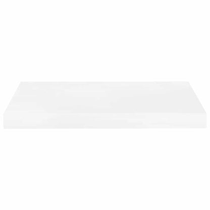 Prateleiras de parede suspensas 4 pcs 50x23x3,8cm MDF branco