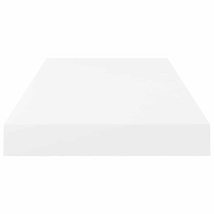 Prateleiras de parede suspensas 4 pcs 50x23x3,8cm MDF branco