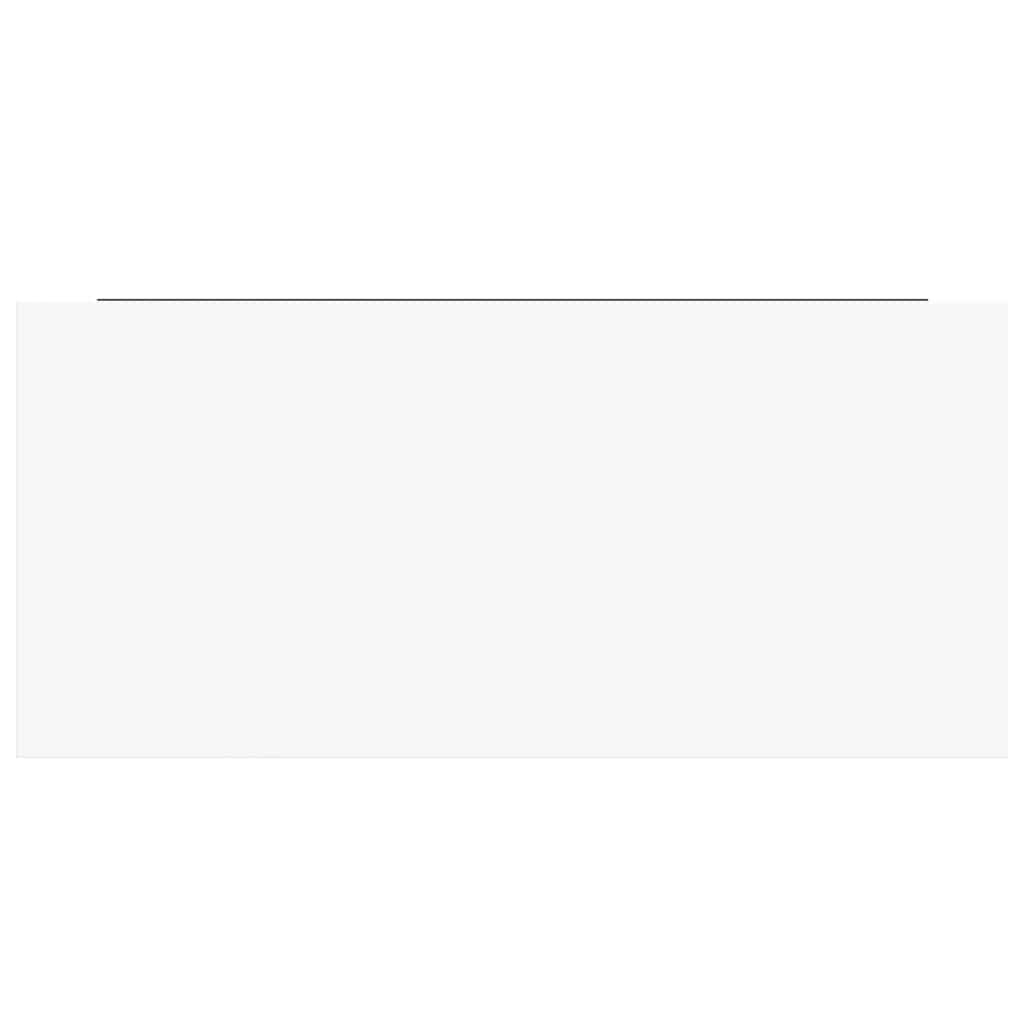 Prateleiras de parede suspensas 4 pcs 50x23x3,8cm MDF branco