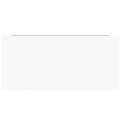 Prateleiras de parede suspensas 4 pcs 50x23x3,8cm MDF branco