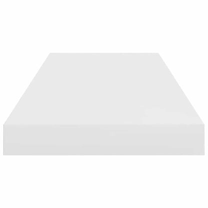 Prateleira de parede suspensa 60x23,5x3,8 cm MDF branco