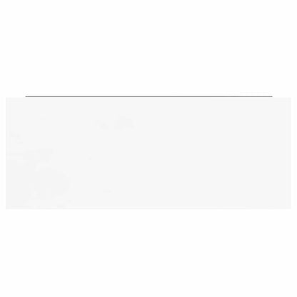 Prateleira de parede suspensa 60x23,5x3,8 cm MDF branco