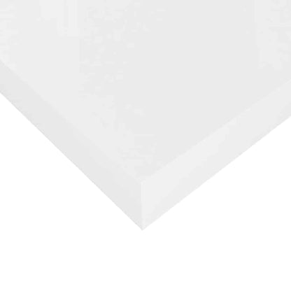 Prateleira de parede suspensa 80x23,5x3,8 cm MDF branco