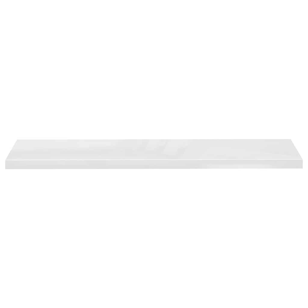 Prateleira de parede suspensa 120x23,5x3,8 cm MDF branco