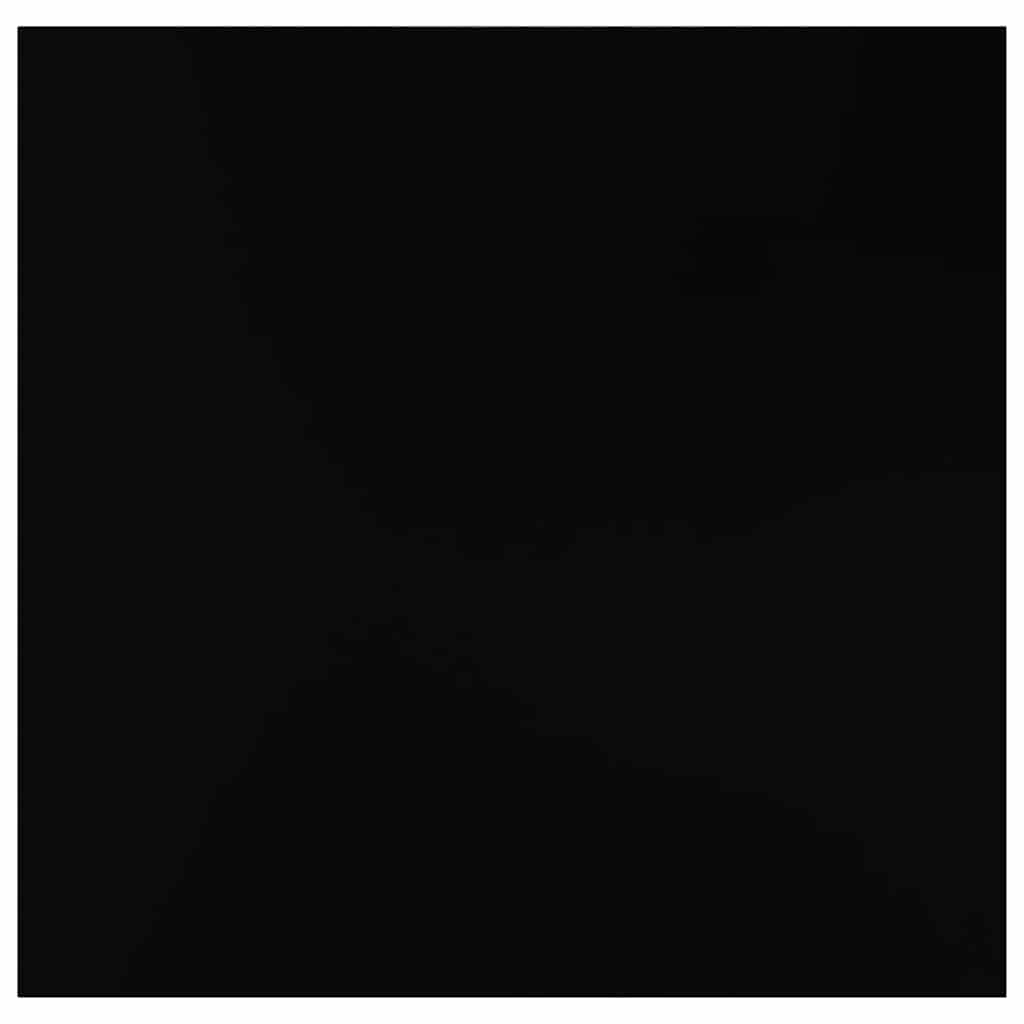 Prateleira parede suspensa 23x23,5x3,8 cm MDF preto brilhante