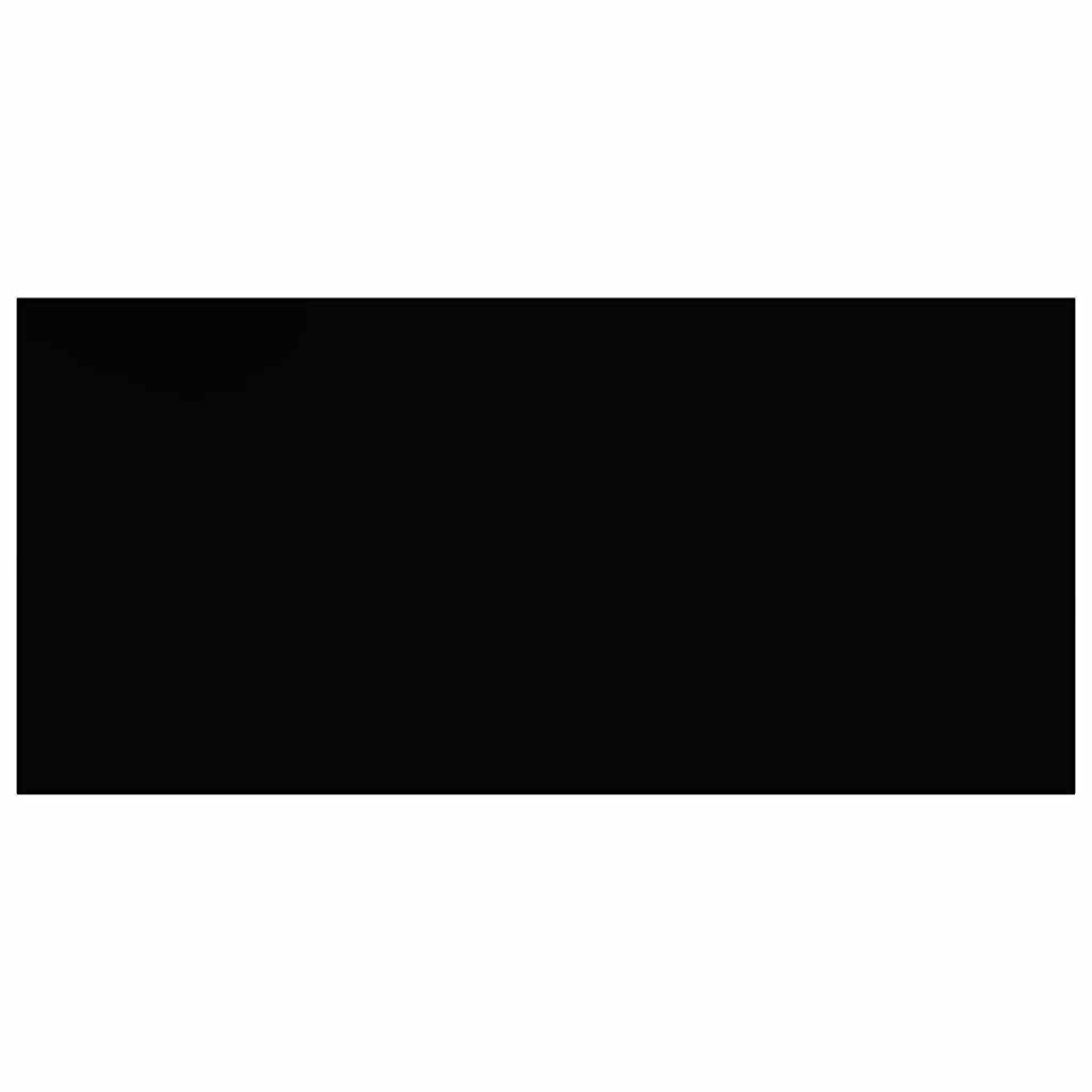 Prateleira de parede suspensa 50x23x3,8 cm MDF preto