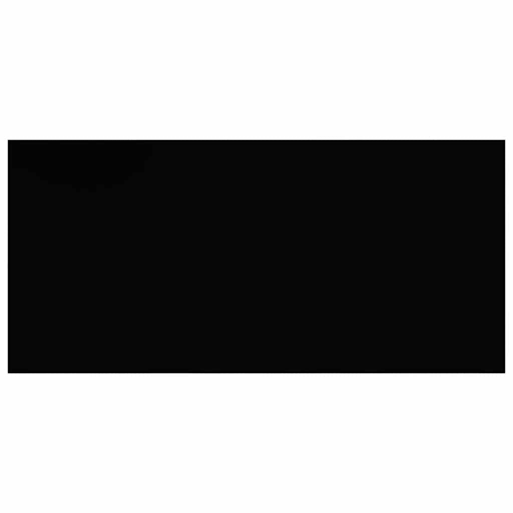 Prateleiras de parede suspensas 2 pcs 50x23x3,8cm MDF preto