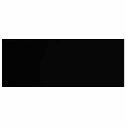 Prateleira de parede suspensa 60x23,5x3,8 cm MDF preto