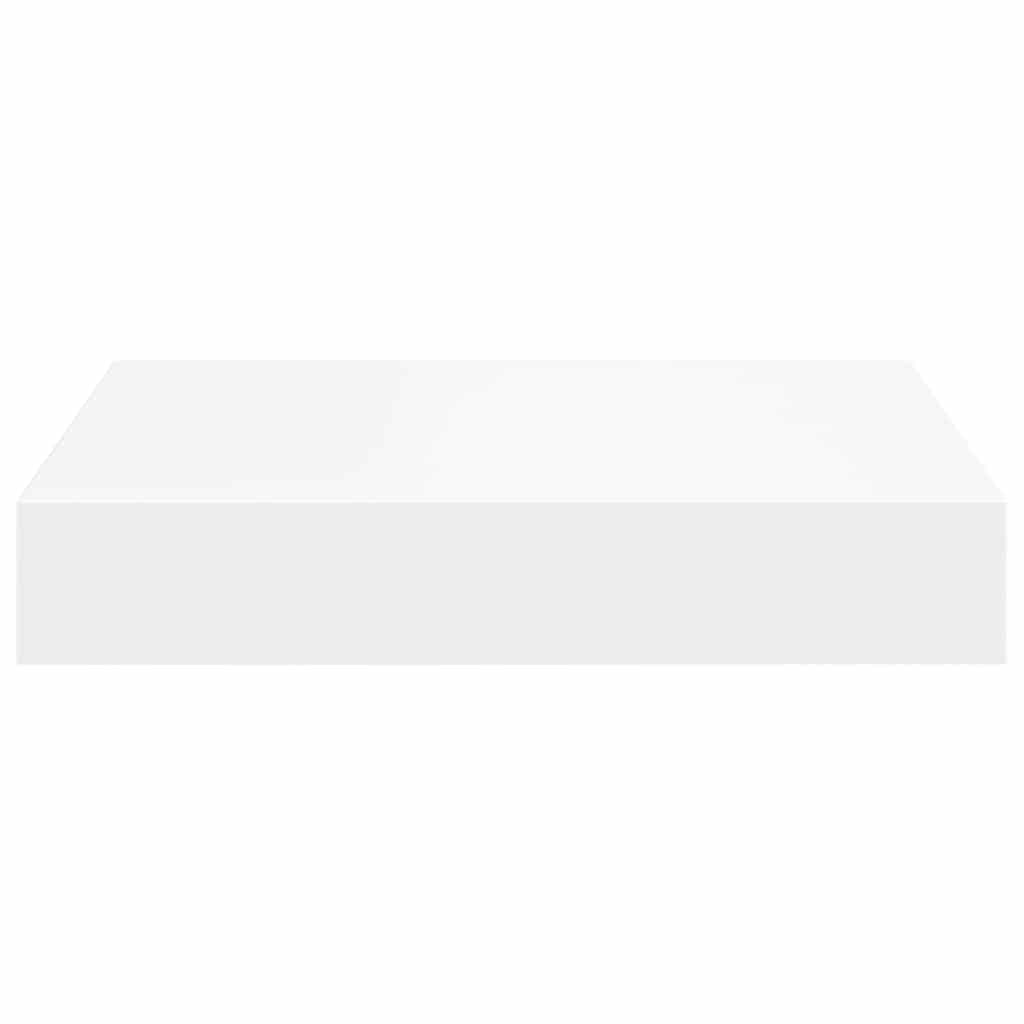 Prateleira parede suspensa 23x23,5x3,8 cm MDF branco