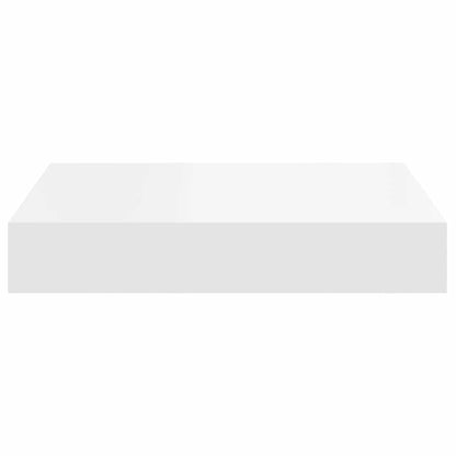 Prateleiras de parede suspensas 4 pcs 23x23,5x3,8cm MDF branco