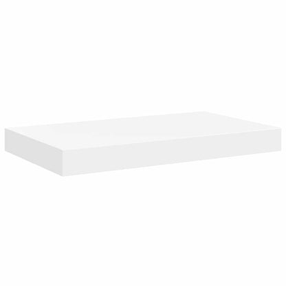 Prateleiras de parede suspensas 4 pcs 40x23x3,8cm MDF branco