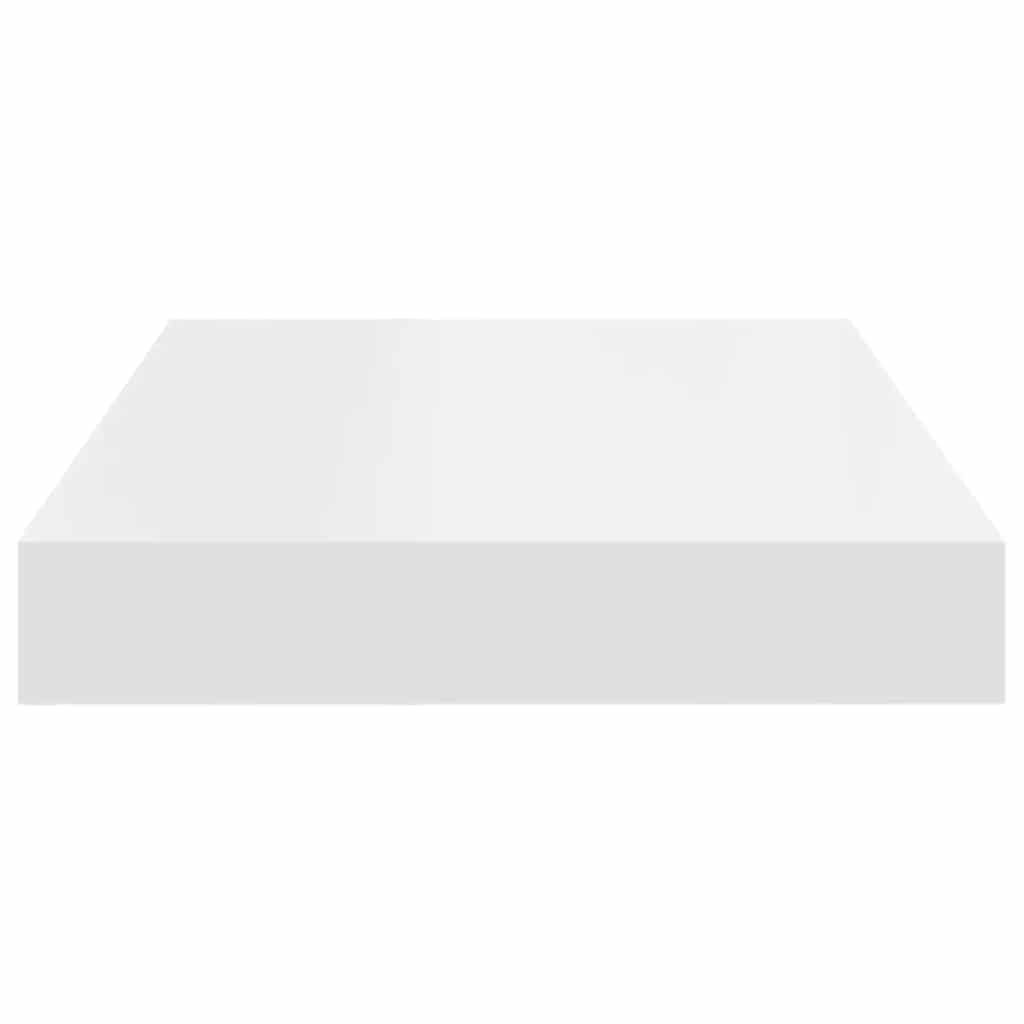 Prateleiras de parede suspensas 4 pcs 40x23x3,8cm MDF branco