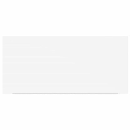 Prateleiras de parede suspensas 2 pcs 50x23x3,8cm MDF branco