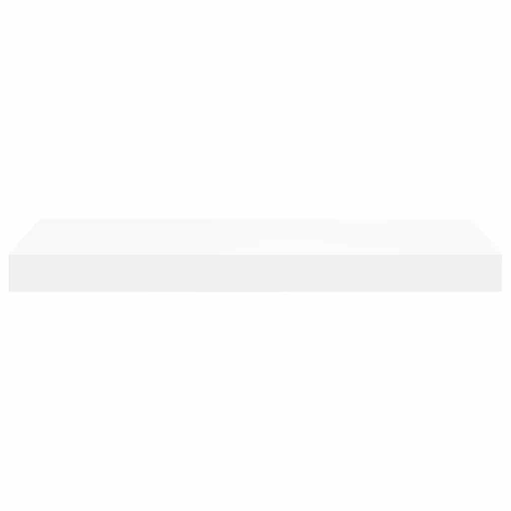 Prateleiras de parede suspensas 4 pcs 50x23x3,8cm MDF branco