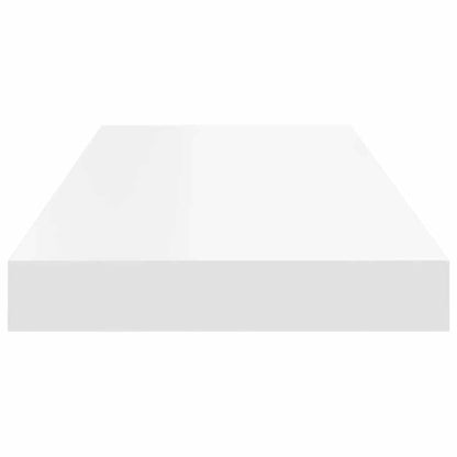 Prateleira de parede suspensa 60x23,5x3,8 cm MDF branco