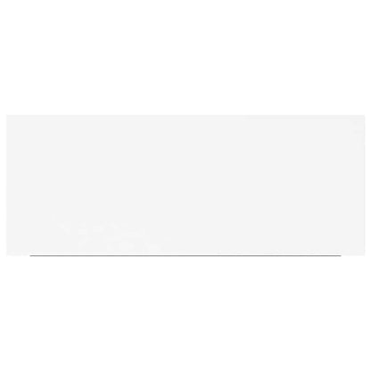 Prateleira de parede suspensa 60x23,5x3,8 cm MDF branco