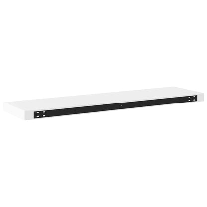 Prateleira de parede suspensa 90x23,5x3,8 cm MDF branco