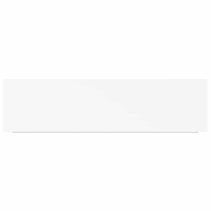 Prateleiras parede suspensas 2 pcs 90x23,5x3,8cm MDF branco