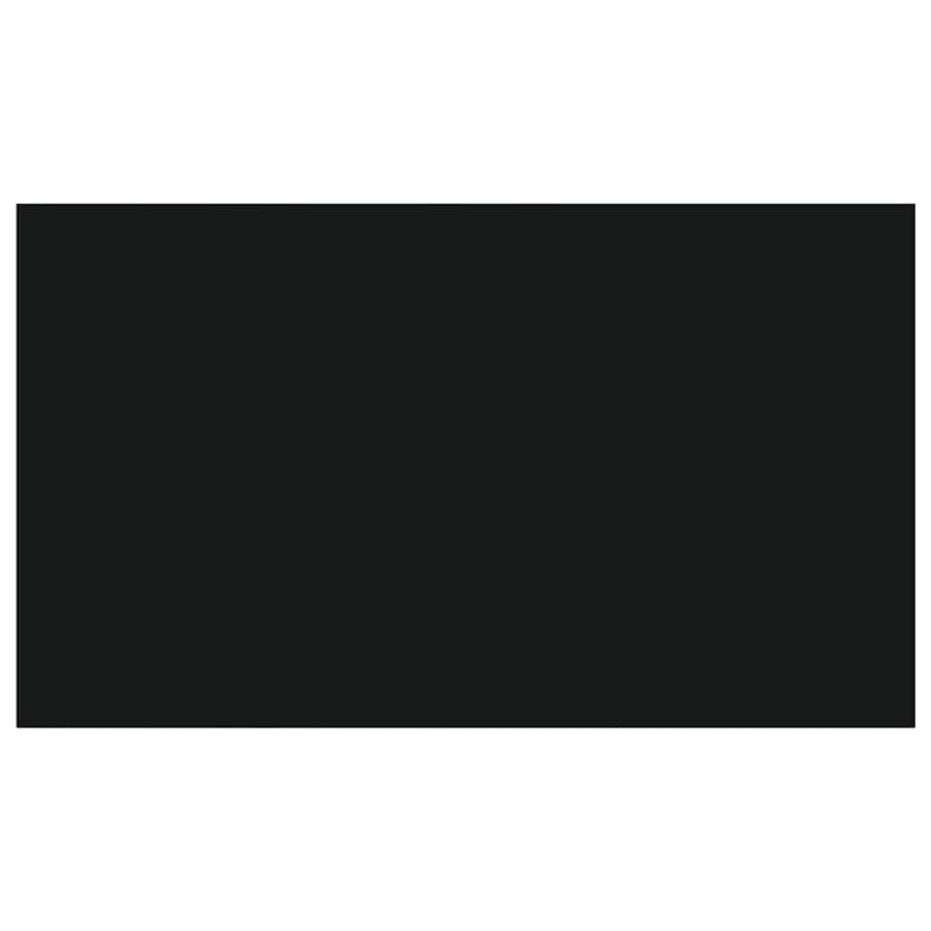 Prateleira de parede suspensa 40x23x3,8 cm MDF preto