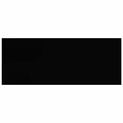 Prateleira de parede suspensa 60x23,5x3,8 cm MDF preto