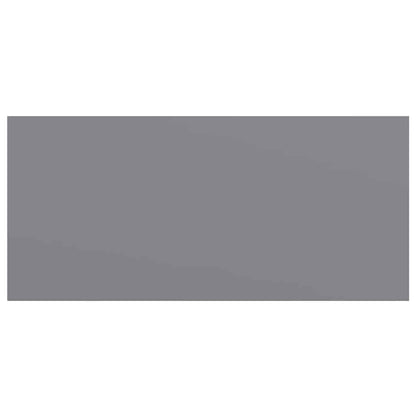 Prateleira de parede suspensa 50x23x3,8 cm MDF cinzento