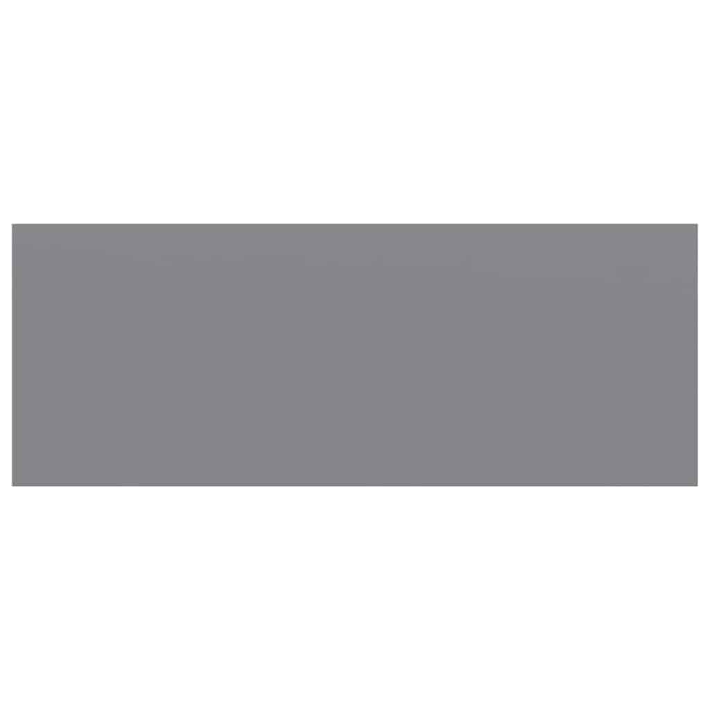 Prateleiras de parede suspensas 4 pcs 60x23,5x3,8cm MDF cinza