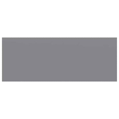 Prateleiras de parede suspensas 4 pcs 60x23,5x3,8cm MDF cinza