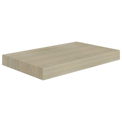 Prateleiras parede suspensas 4 pcs 40x23x3,8cm MDF cor carvalho