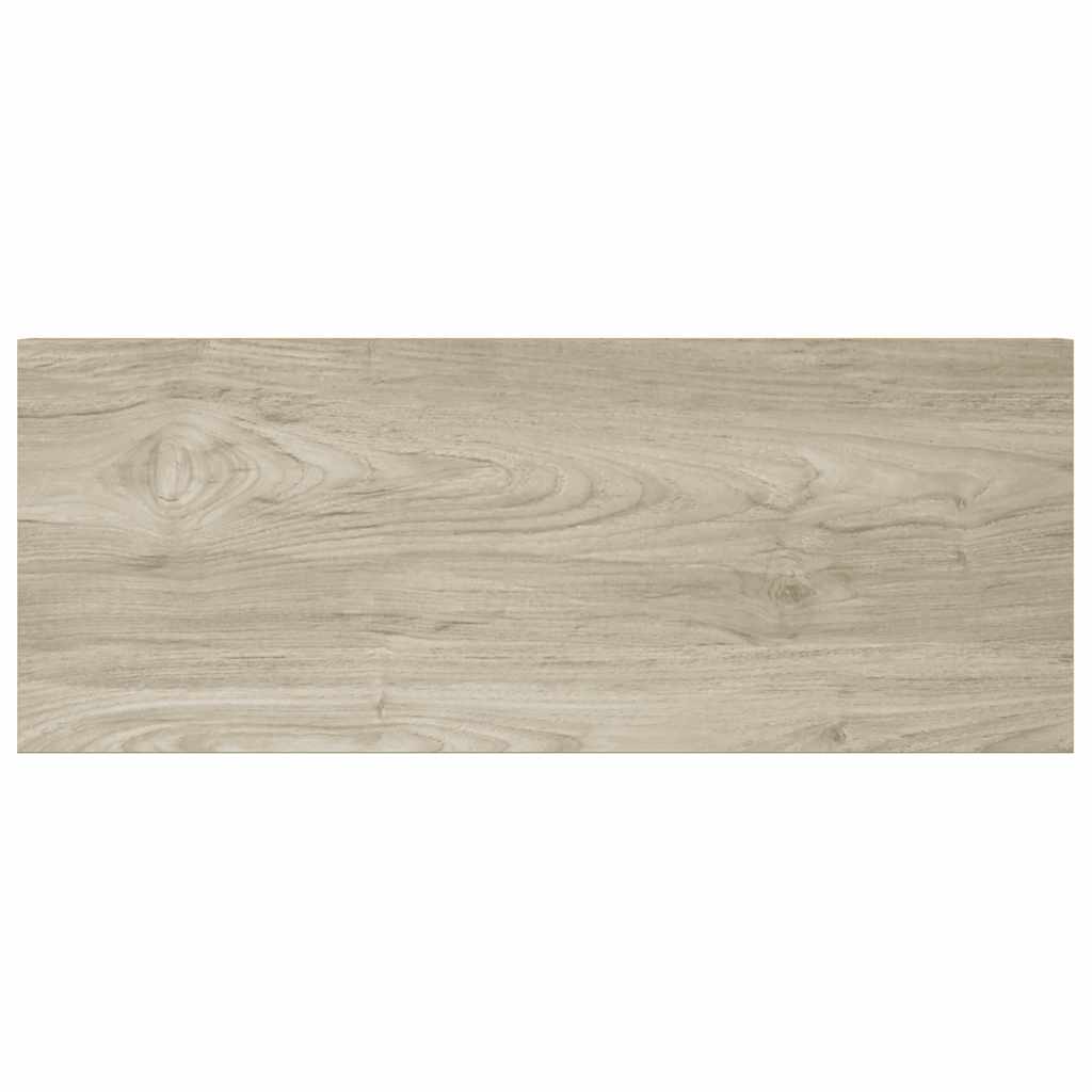 Prateleiras parede suspensas 4 pcs 60x23,5x3,8 cm MDF carvalho