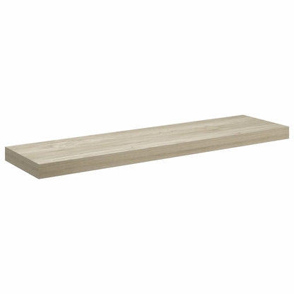 Prateleiras parede suspensas 2 pcs 90x23,5x3,8cm MDF carvalho