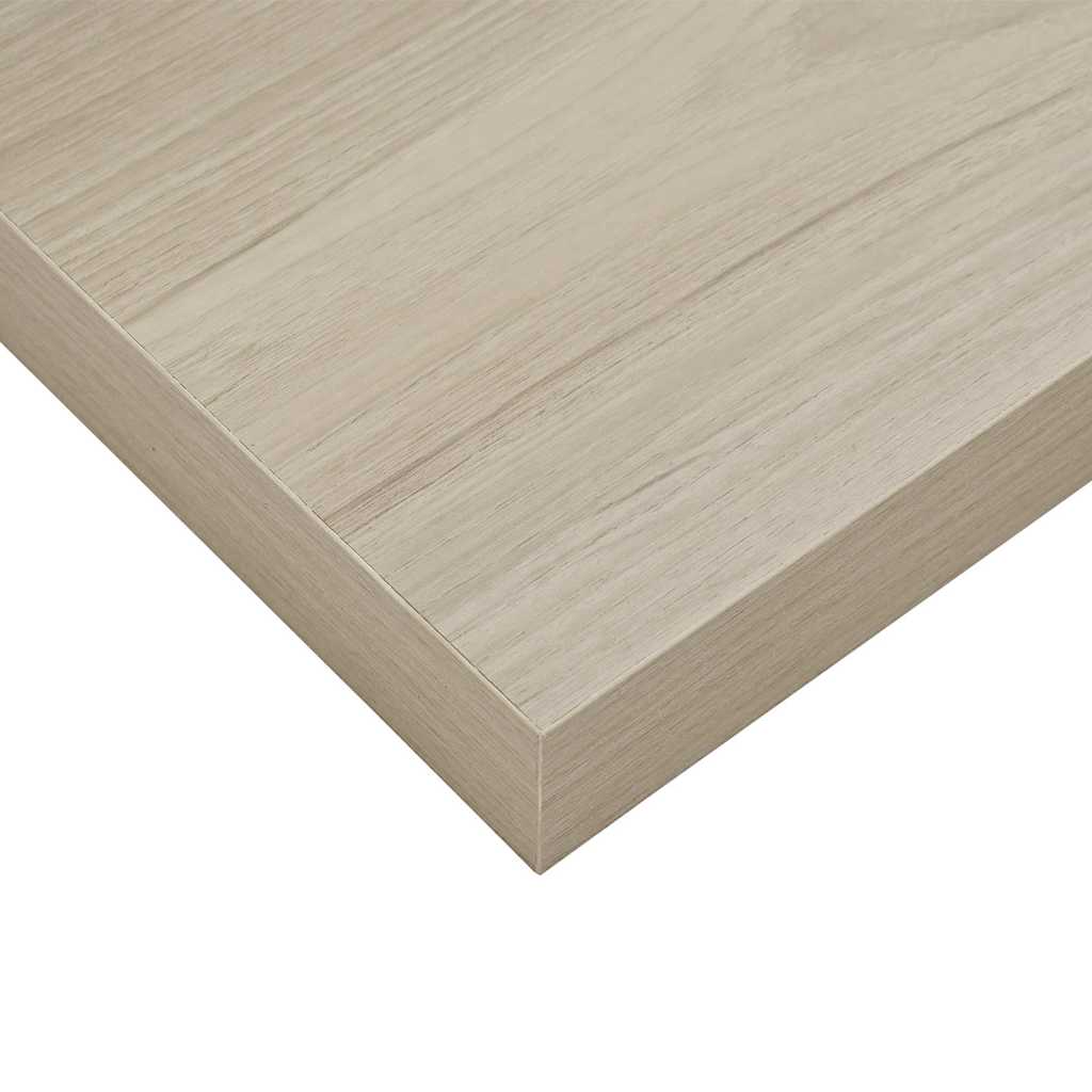 Prateleira de parede suspensa 120x23,5x3,8 cm MDF cor carvalho