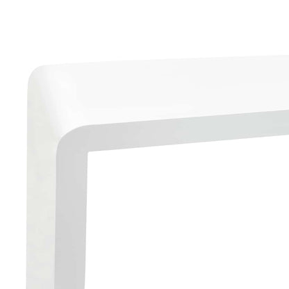 Prateleiras de parede em forma de cubo 3 pcs MDF branco