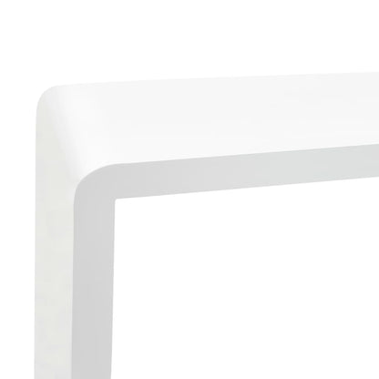 Prateleiras de parede em forma de cubo 3 pcs MDF branco