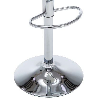 Bancos de bar 2 pcs couro artificial cor creme