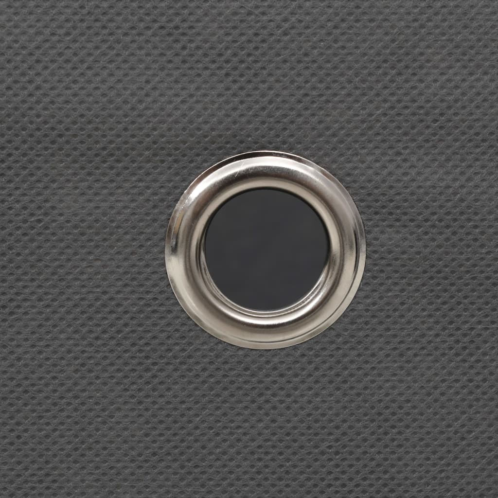 Caixas arrumação 10 pcs 28x28x28 cm tecido-não-tecido cinza