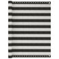 Tela varanda PEAD 120x500 cm antracite e branco