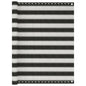 Tela varanda PEAD 120x600 cm antracite e branco