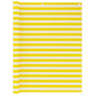 Tela de varanda 120x500 cm PEAD amarelo e branco