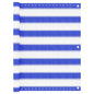 Tela de varanda 75x500 cm PEAD azul e branco