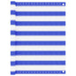 Tela de varanda 90x300 cm PEAD azul e branco