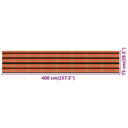 Tela varanda PEAD 75x400 cm multicor