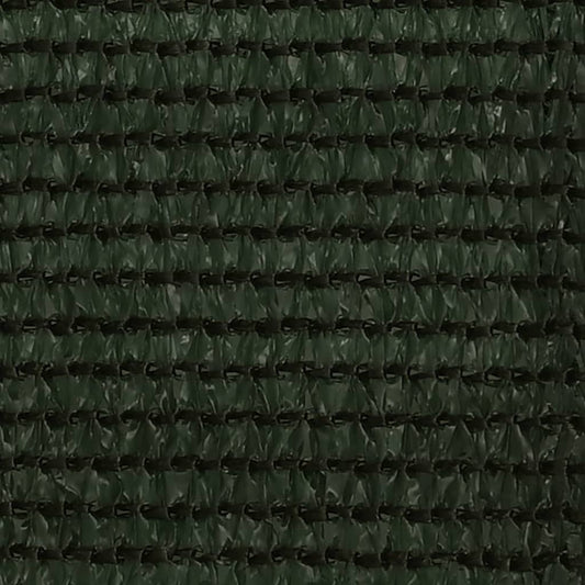 Tela de varanda 90x400 cm PEAD verde-escuro