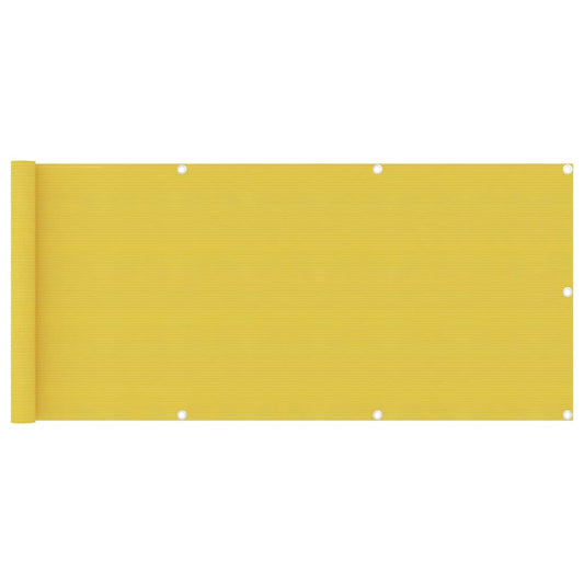 Tela varanda PEAD 75x400 cm amarelo