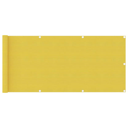 Tela de varanda 75x500 cm PEAD cor amarelo